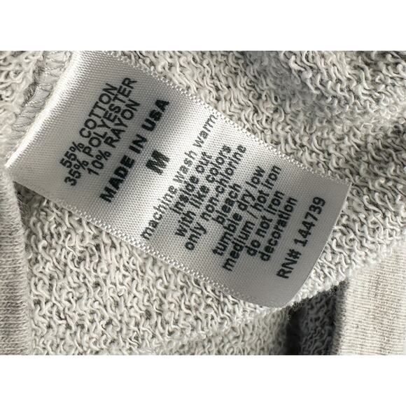 Roller Rabbit Monkey In The City Charleston Gray Hoodie Zip Sweatshirt Jacket M - Picture 6 of 6